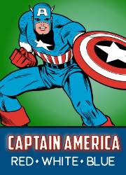 Captain American - Red+White+Blue